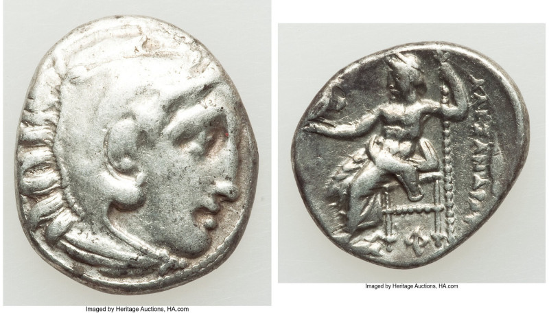 MACEDONIAN KINGDOM. Alexander III the Great (336-323 BC). AR drachm (18mm, 4.16 ...