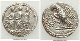 SCYTHIA. Geto-Dacians. Coson (ca. after 54 BC). AR drachm (18mm, 4.35 gm, 12h). XF. Ca. 44-42 BC. Roman consul walking left, accompanied by two lictor...