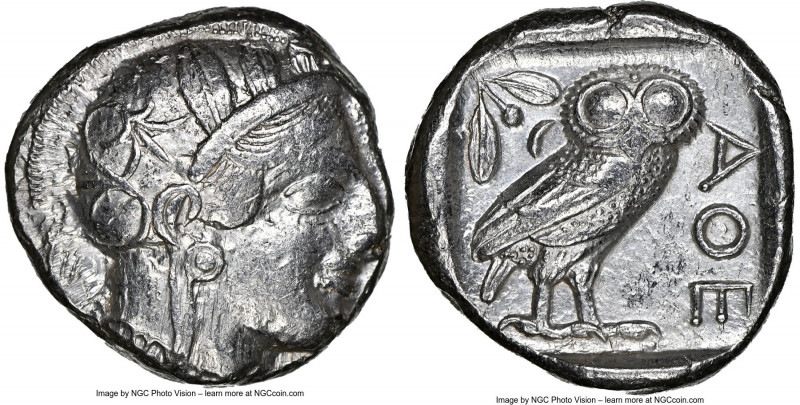 ATTICA. Athens. Ca. 440-404 BC. AR tetradrachm (23mm, 17.18 gm, 10h). NGC Choice...