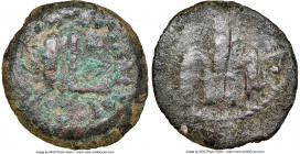 JUDAEA. Roman Procurators. Pontius Pilate (AD 26-36). AE prutah (16mm, 11h). NGC Fine. Jerusalem, dated Regnal Year 16 of Tiberius (AD 29/30). TIBEPIO...