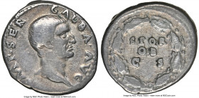 Galba (AD 68-69). AR denarius (18mm, 3.44 gm, 5h). NGC Fine 5/5 - 2/5 scratches. Rome, July AD 68-January AD 69. IMP SER GALBA AVG, bare head of Galba...