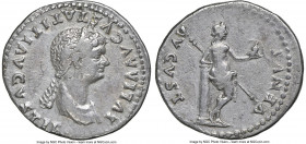 Julia Titi (ca. AD 79-90/1). AR denarius (20mm, 3.34 gm, 6h). NGC Choice VF 5/5 - 3/5. Rome, AD 80-81. IVLIA AVGVSTA TITI AVGVSTI F•, draped bust of J...
