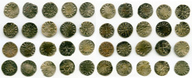 20-Piece Lot of Uncertified Assorted Deniers ND (12th-13th Century) VF, Includes: (16) Le Marche and (4) Deols. Average size 18.5mm. Average Weight 0....