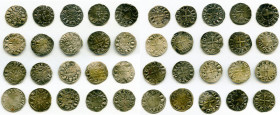 20-Piece Lot of Uncertified Assorted Deniers ND (12th-13th Century) VF, Includes: (16) Le Marche, (1) Deols and (3) St. Martial. Average size 18.8mm. ...