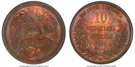 German Colony. Wilhelm II 10 Pfennig 1894-A MS63 Brown PCGS, Berlin mint, KM3, J-703. 

HID09801242017

© 2020 Heritage Auctions | All Rights Rese...