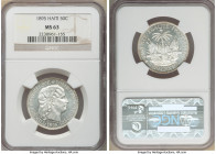 Republic 50 Centimes 1895-(a) MS63 NGC, Paris mint, KM47. White untoned surfaces with reflective fields. 

HID09801242017

© 2020 Heritage Auction...