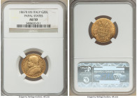 Papal States. Pius IX gold 20 Lire Anno XXI (1867)-R AU50 NGC, Rome mint, KM1382.2. AGW 0.1867 oz. 

HID09801242017

© 2020 Heritage Auctions | Al...