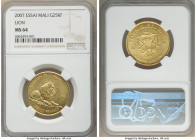 Republic gold Essai 25000 Francs 2007 MS64 NGC, KM-XE6. 27mm. 7.775gm. From a low mintage series of only 85 examples. 

HID09801242017

© 2020 Her...
