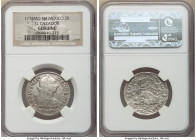 Charles III "El Cazador" Shipwreck 2 Reales 1776 Mo-FM Genuine NGC, Mexico City mint, KM88.2. Often collected by collectors of world coins with import...