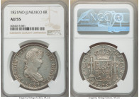 Ferdinand VII 8 Reales 1821 Mo-JJ AU55 NGC, Mexico City mint, KM111. 

HID09801242017

© 2020 Heritage Auctions | All Rights Reserved