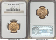 Estados Unidos gold 10 Pesos 1916-M AU53 NGC, Mexico City mint, KM473. AGW 0.2411 oz. 

HID09801242017

© 2020 Heritage Auctions | All Rights Rese...