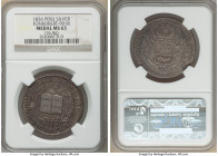 Republic silver "Constitution Proclamation" Medal 1826 MS63 NGC, Lima mint, Fonrobert-9018. 16.4gm. Rose-gray and gunmetal toned. 

HID09801242017
...