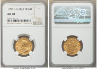 Republic gold Pond 1898 MS60 NGC, Pretoria mint, KM10.2. AGW 0.2352 oz. 

HID09801242017

© 2020 Heritage Auctions | All Rights Reserved