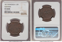 Guayana. Provincial 1/2 Real 1813 VF30 Brown NGC, KM-C41.1. Large type provisional copper. 

HID09801242017

© 2020 Heritage Auctions | All Rights...