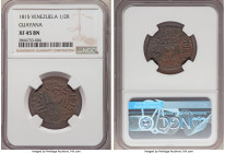 Guayana. Provincial 1/2 Real 1815 XF45 Brown NGC, KM-C41.2. Small flan type with full date. 

HID09801242017

© 2020 Heritage Auctions | All Right...