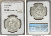 Republic 5 Bolivares 1910 UNC Details (Cleaned) NGC, KM-Y24.2.

HID09801242017

© 2020 Heritage Auctions | All Rights Reserved