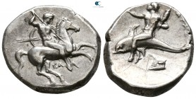 Calabria. Tarentum circa 325-281 BC. Nomos AR