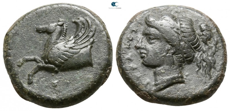 Sicily. Syracuse. Timoleon and the Third Democracy 344-317 BC.
Bronze Æ

16mm...