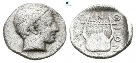 Macedon. Akanthos circa 450 BC. Obol AR