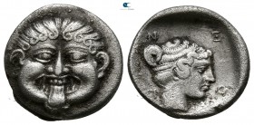Macedon. Neapolis 450-400 BC. Hemidrachm AR