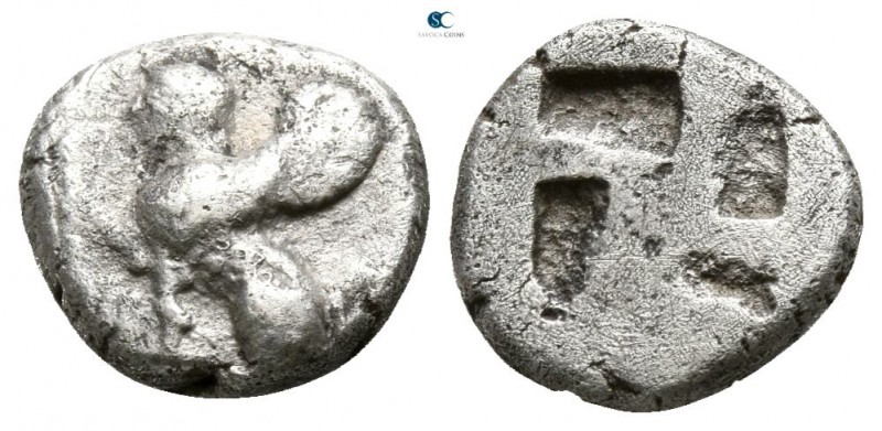 Islands off Thrace. Samothrace circa 500-475 BC.
Obol AR

8mm., 1,09g.

Sph...