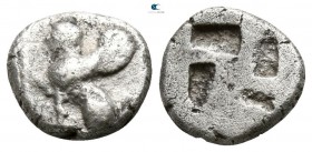 Islands off Thrace. Samothrace circa 500-475 BC. Obol AR