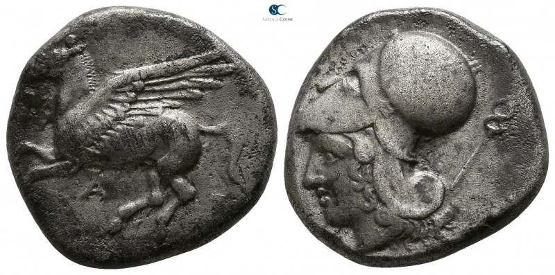 Akarnania. Possibly Leukas circa 435-380 BC.
Stater AR

18mm., 8,13g.

Pega...