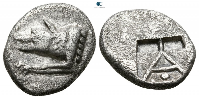 Argolis. Argos circa 480-430 BC.
Triobol AR

15mm., 2,80g.

Forepart of wol...
