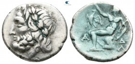 Arkadia. Arcadian League, Megalopolis circa 175-168 BC. Triobol-Hemidrachm AR