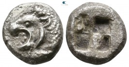 Caria. Uncertain mint circa 520-490 BC. Tetrobol AR