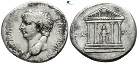 Claudius AD 41-54. Ephesus. Cistophoric Tetradrachm AR