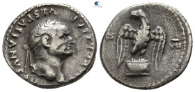 Vespasian AD 69-79, (struck AD 76). Rome. Denarius AR