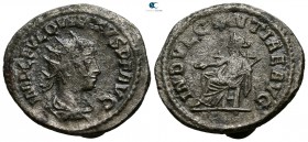 Quietus AD 260-261. Samosata. Antoninianus Æ silvered
