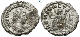 Quietus, usurper AD 260-261. Samosata. Antoninianus Æ silvered