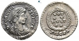 Gratian AD 375-383. Siscia. Siliqua AR