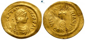 Tiberius II Constantine AD 578-582. Constantinople. Semissis AV