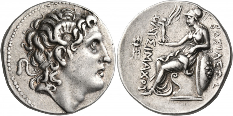 KINGS OF THRACE. Lysimachos, 305-281 BC. Tetradrachm (Silver, 28 mm, 17.07 g, 11...