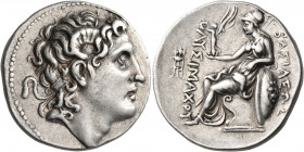 KINGS OF THRACE. Lysimachos, 305-281 BC. Tetradrachm (Silver, 28 mm, 17.07 g, 11 h), Ephesos (?), circa 294-287. Diademed head of the deified Alexande...