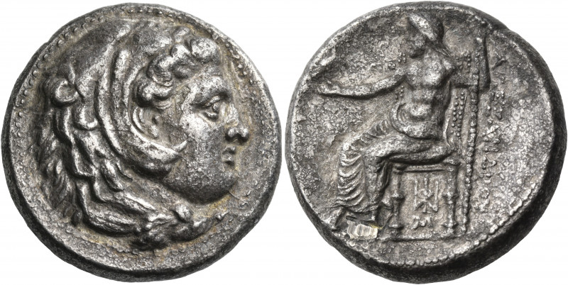 KINGS OF MACEDON. Alexander III ‘the Great’, 336-323 BC. Dekadrachm (Silver, 32 ...