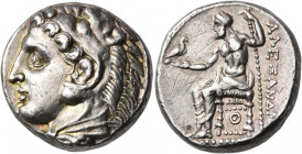 KINGS OF MACEDON. Alexander III ‘the Great’, 336-323 BC. Tetradrachm (Silver, 24 mm, 17.26 g, 7 h), "Pella", 325-315. Head of Herakles to left, wearin...