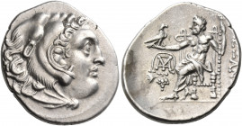 KINGS OF MACEDON. Alexander III ‘the Great’, 336-323 BC. Drachm (Silver, 20 mm, 4.24 g, 11 h), Chios, circa 290-275 BC. Head of Herakles to right, wea...