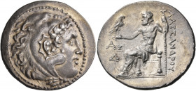 KINGS OF MACEDON. Alexander III ‘the Great’, 336-323 BC. Tetradrachm (Silver, 31.5 mm, 16.84 g, 12 h), struck posthumously, Aspendos in Pamphylia, yea...
