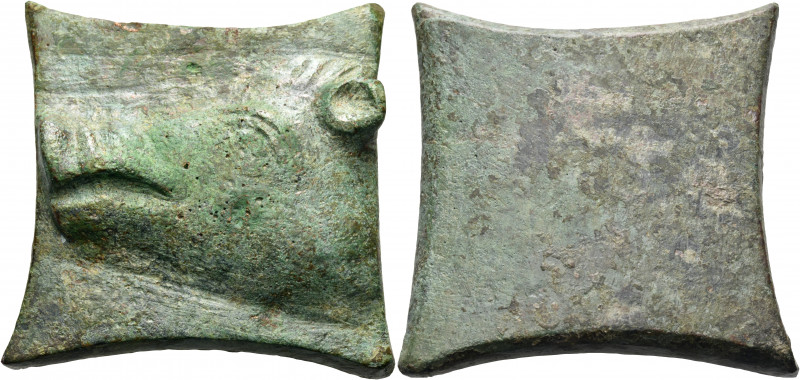 ILLYRIA. Uncertain city. 4th-2nd century BC. Weight of 1 Mna (Bronze, 65x67x18 m...