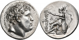 KINGS OF PERGAMON. Eumenes I, 263-241 BC. Tetradrachm (Silver, 30 mm, 16.92 g, 12 h), struck in the name of and with the portrait of Philetairos, foun...