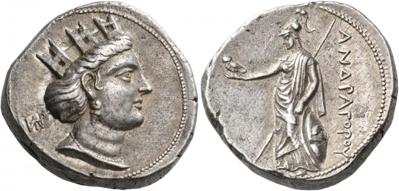 PERSIA, Alexandrine or Seleukid period. Andragoras, satrap of Parthia, circa 246...