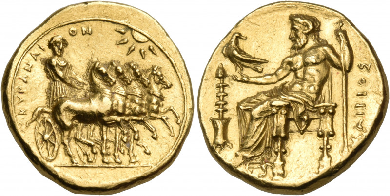 KYRENAICA. Kyrene. Ophellas, Ptolemaic Governor, first reign, circa 322-313 BC. ...