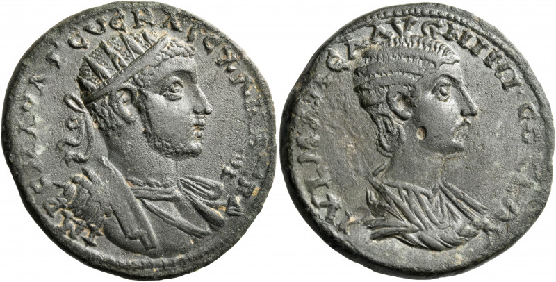 CILICIA. Ninica-Claudiopolis. Severus Alexander with Julia Mamaea, 222-235. (Bro...