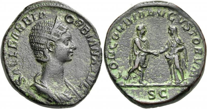 Orbiana, Augusta, 225-227, wife of Severus Alexander. Sestertius (Orichalcum, 31...