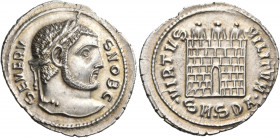 Severus II, as Caesar, 305-306. Argenteus (Silver, 21 mm, 3.33 g, 12 h), Serdica, A = 1st officina, c. 305-306. SEVERV-S NOB C Laureate head of Severu...
