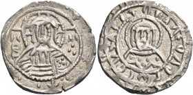 John VIII Palaeologus, 1425-1448. Stavraton (Silver, 25 mm, 8.08 g, 6 h), Constantinople. IC - XC Nimbate bust of Christ Pantokrator facing, raising r...